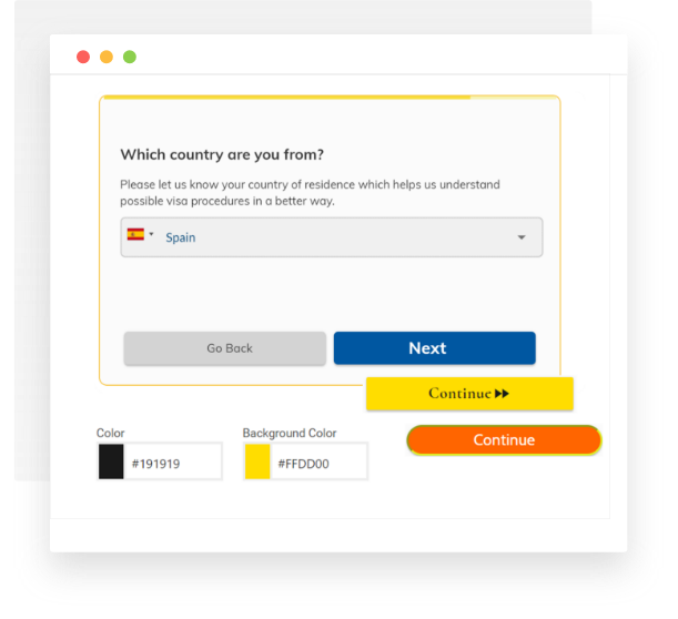 Personalize o design do formulário LeadGen - construtor LeadGen