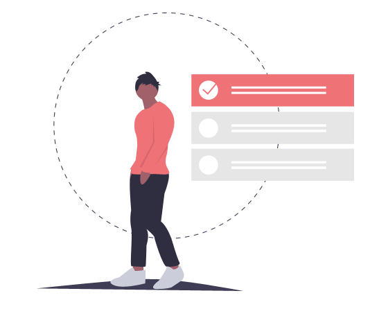 Aplicativo de prova social que verifica os envios de formulários