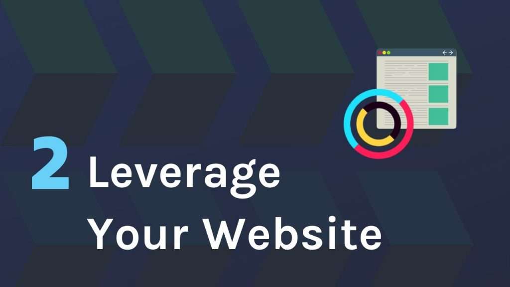 Leverage your own website for web design clients