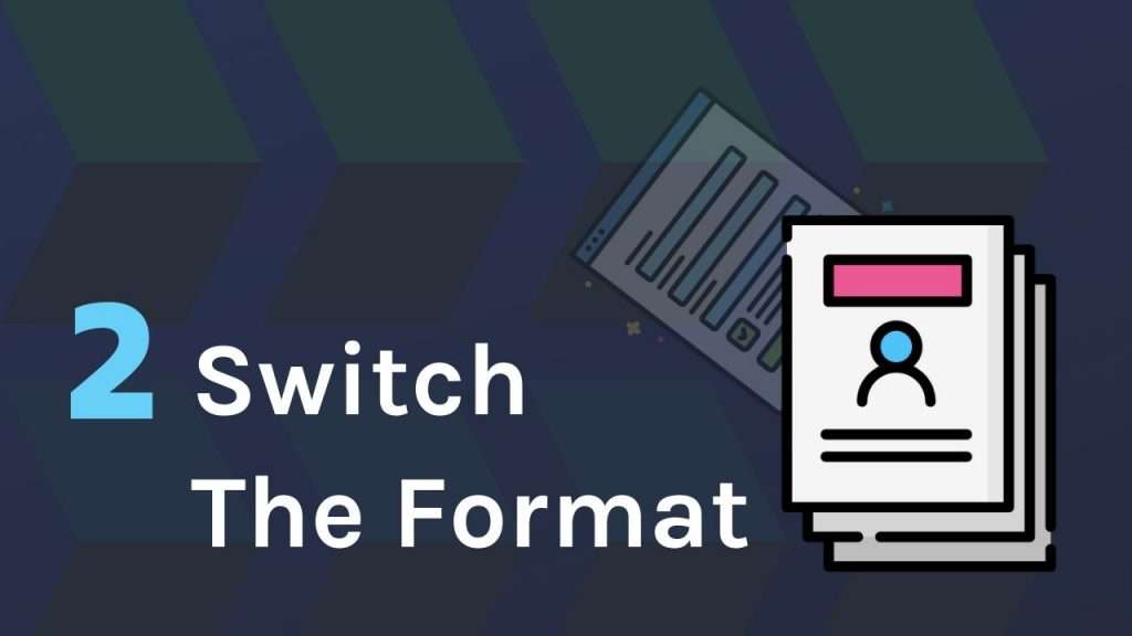 Changer le format du formulaire