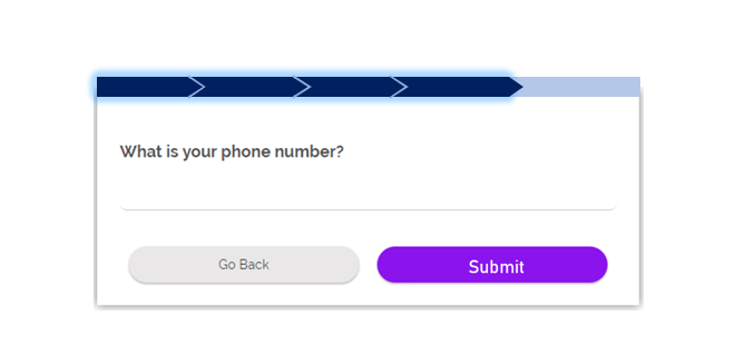 Online forms designs with Progress bars for better user experience