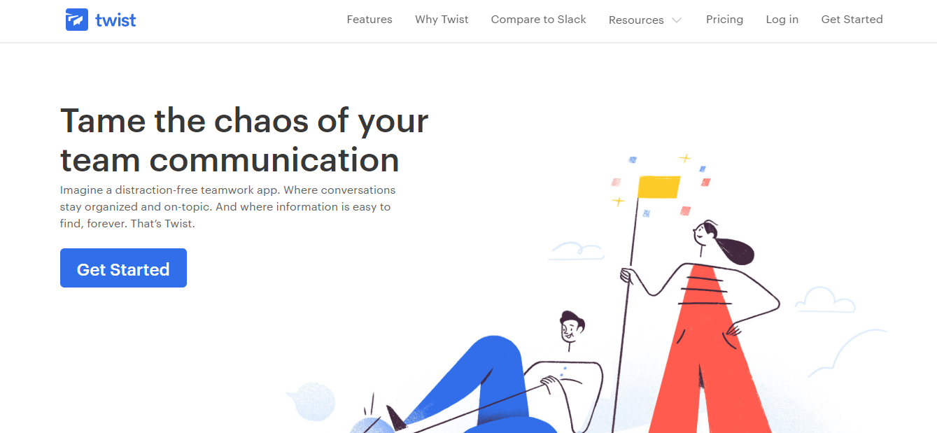 Twist communication app