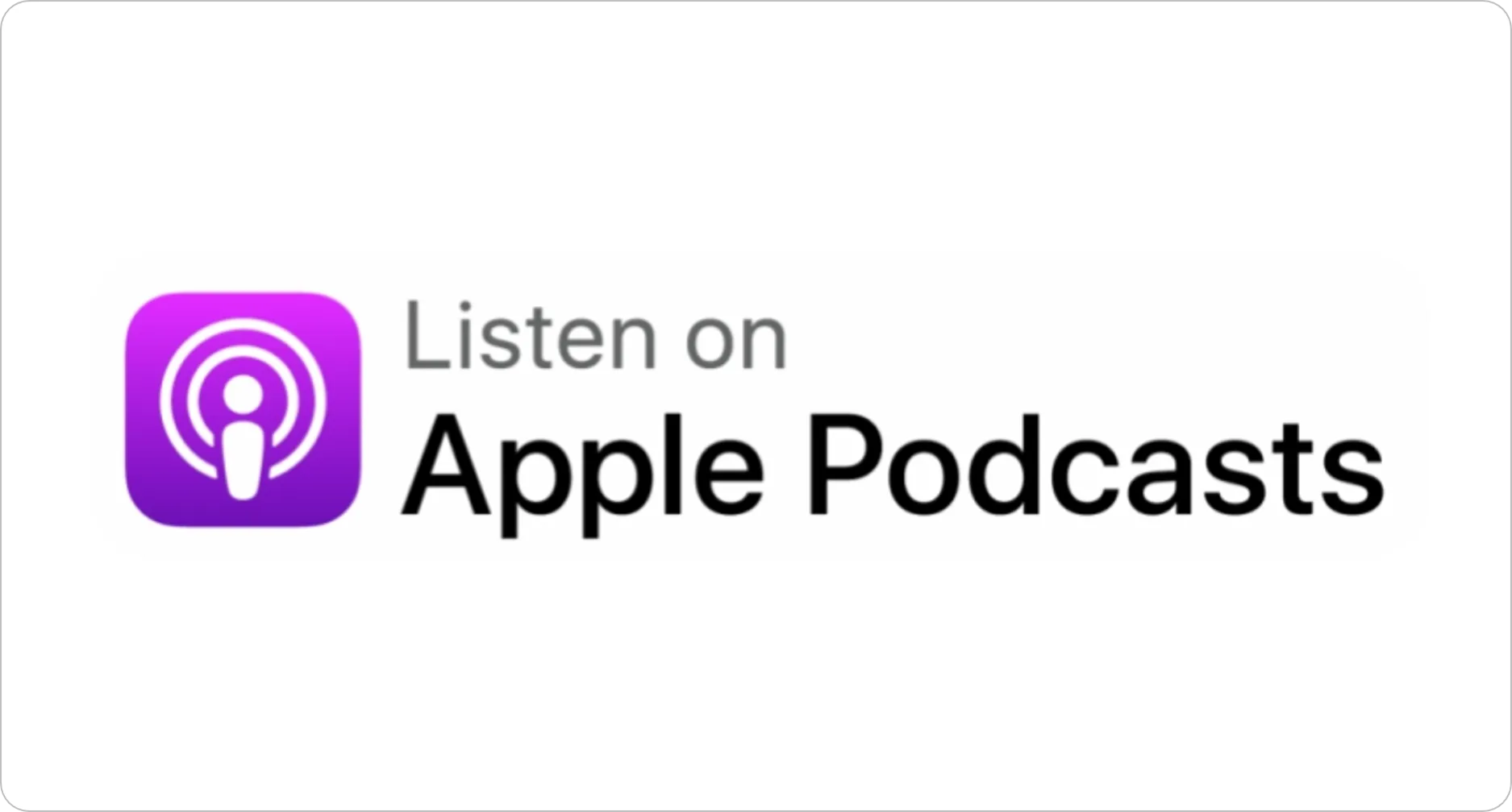 Apple podcast logo