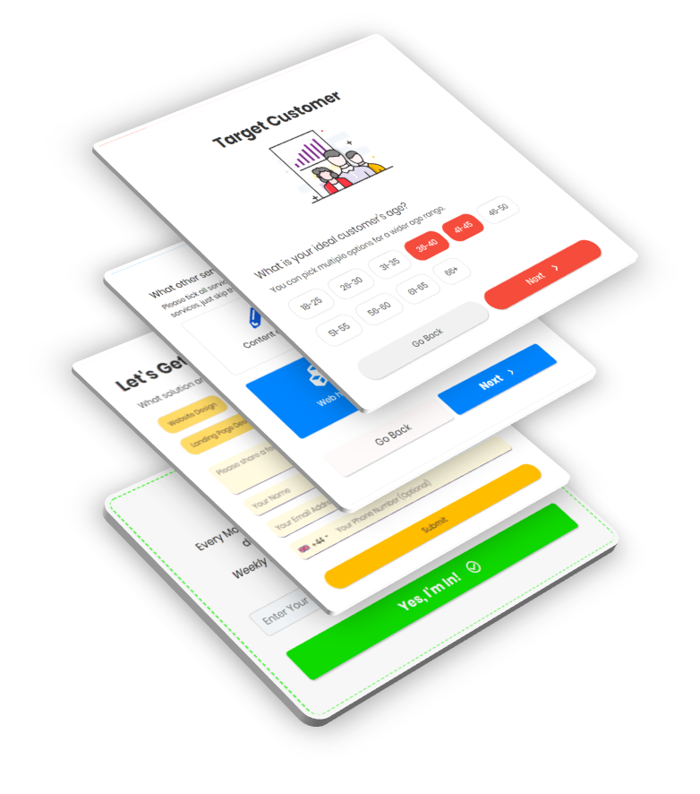 Form design templates by LeadGen App