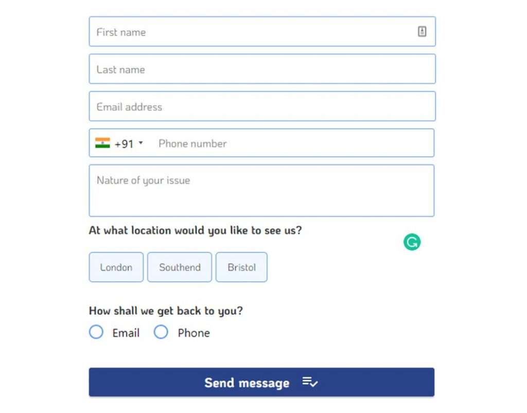 Coaching Practice Enquiry Form