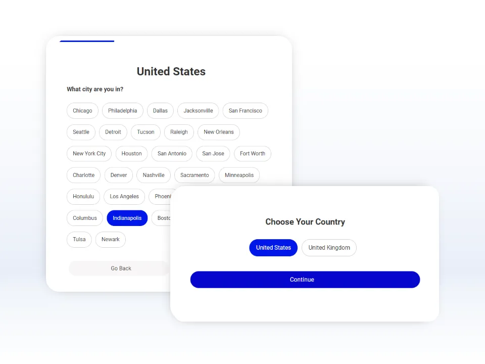 Online form to capture leads for newsletter