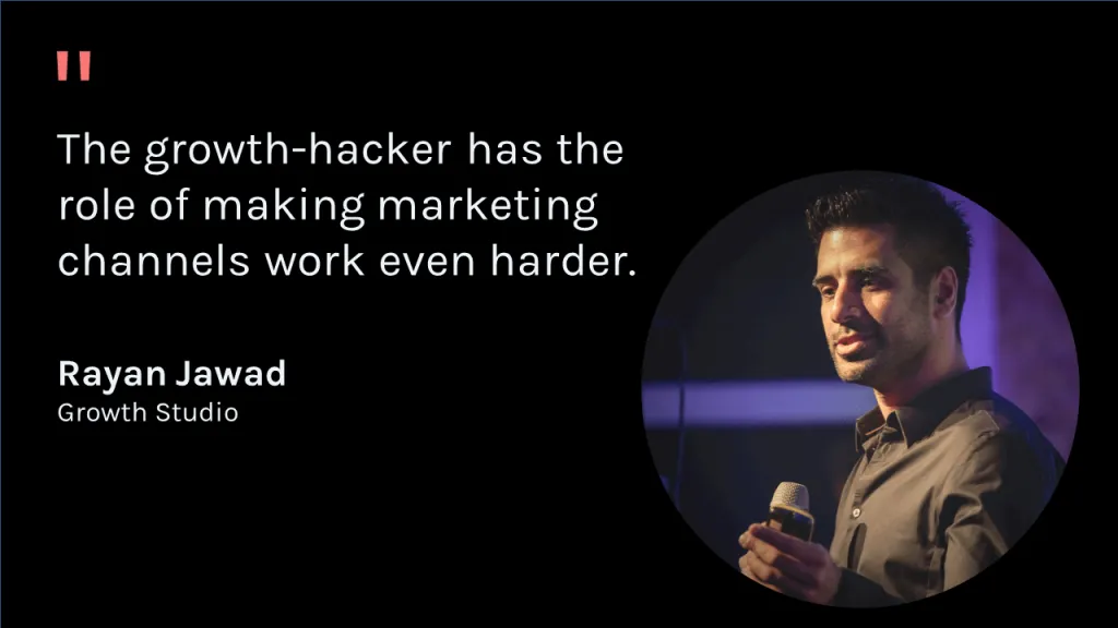 Rayan Jawad Quote about Growth Hacking