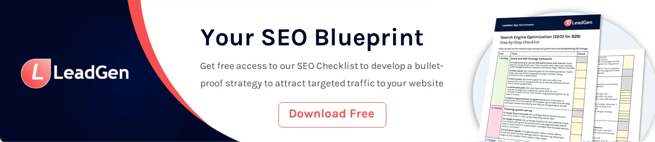 your seo blue print
