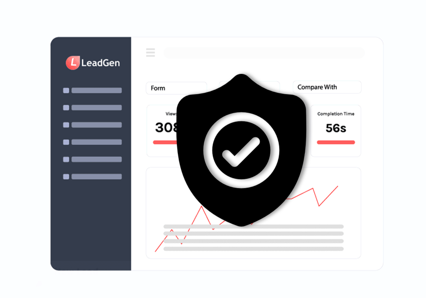 Segurança e conformidade no aplicativo LeadGen