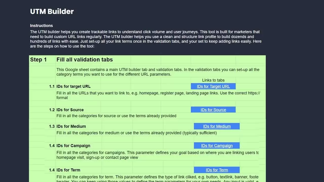 UTM Builder UTM Builder
