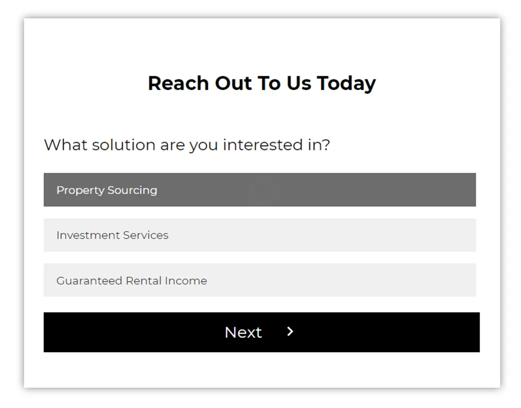 Real estate form