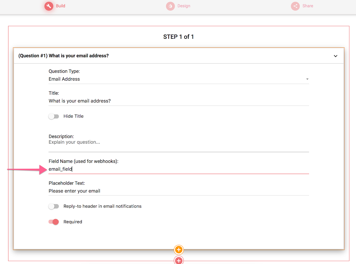 Hidden field name labels for questions in LeadGen forms Hidden field name labels for questions in LeadGen forms