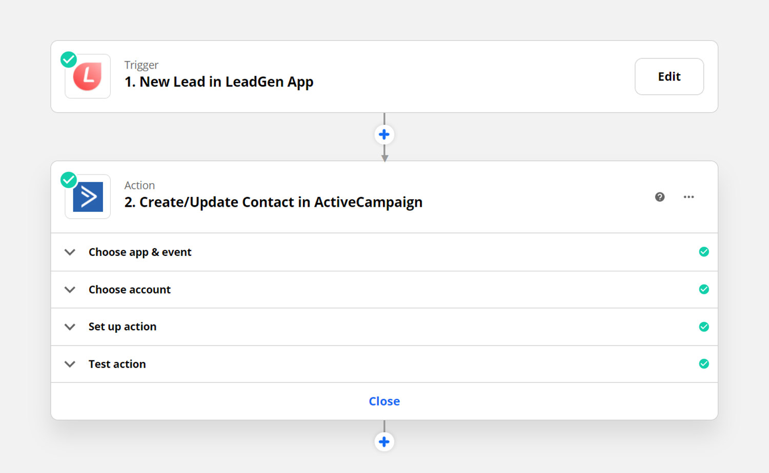 Application LeadGen Zapier