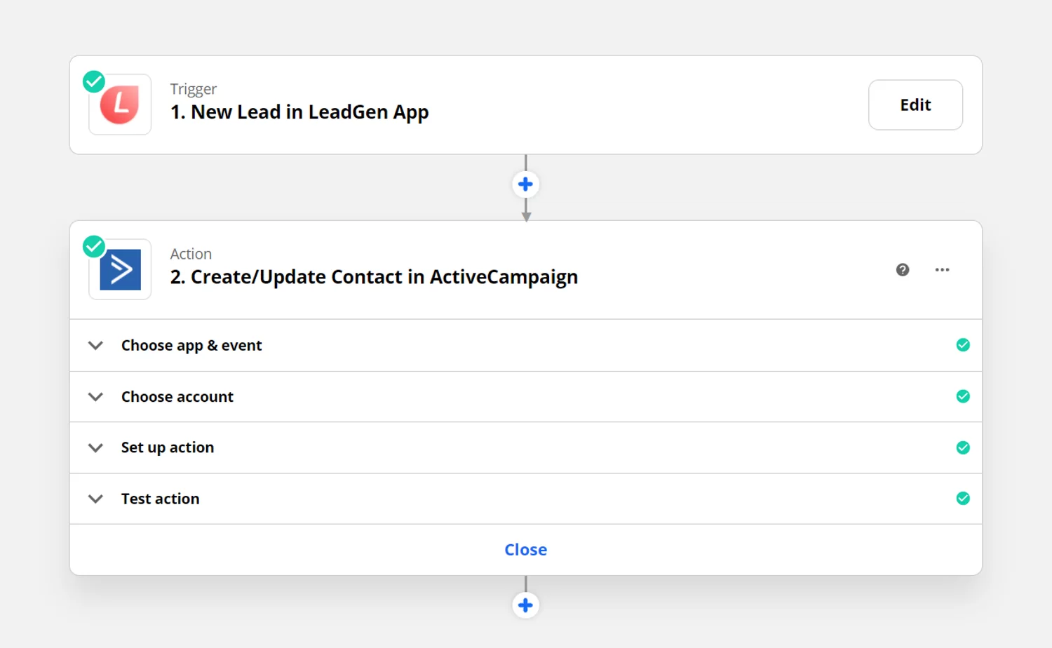 LeadGen Zapier app LeadGen Zapier app