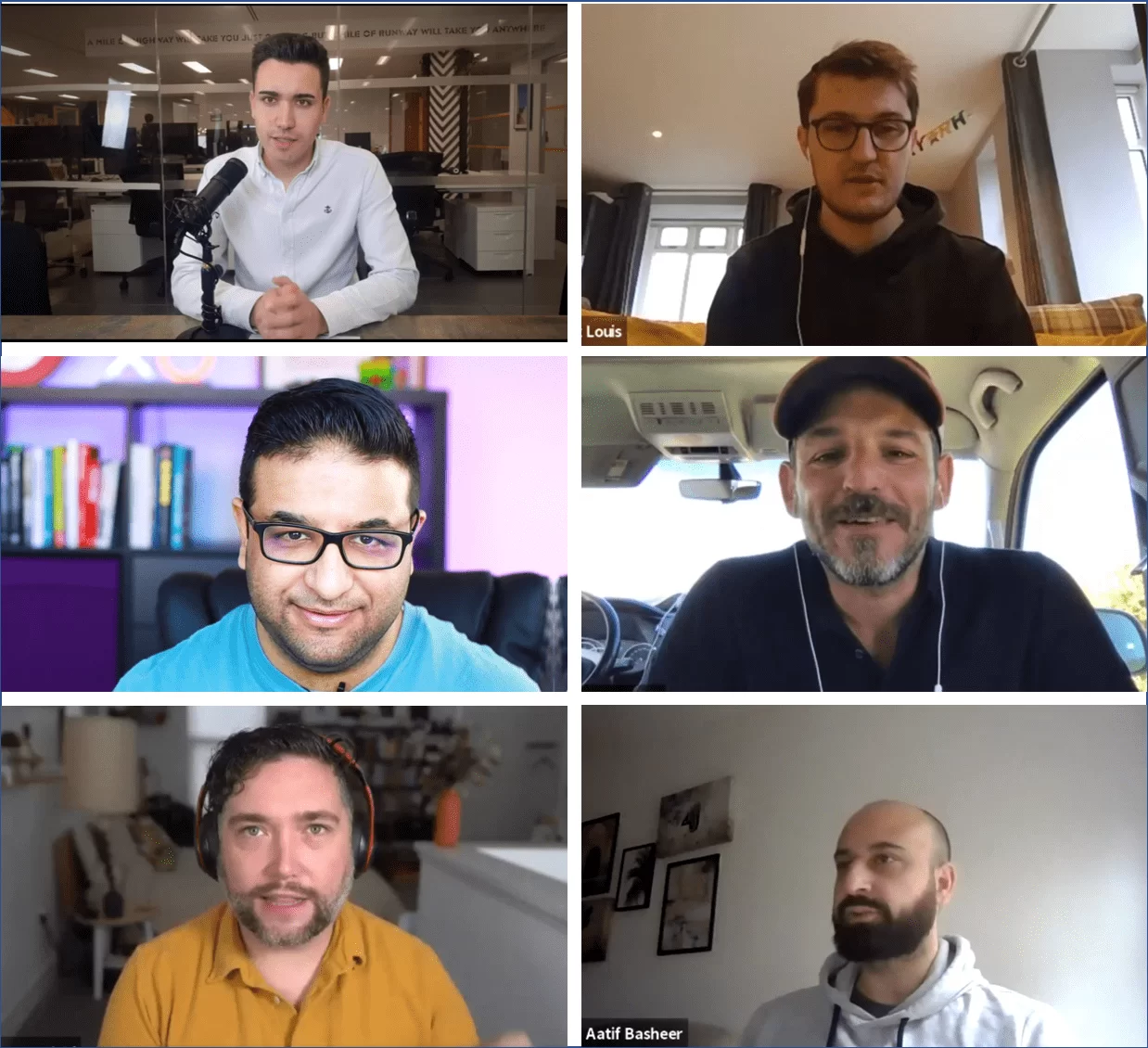 Podcast guests and hosts