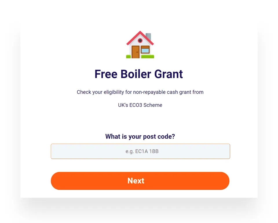 Eligibility checker multi step form