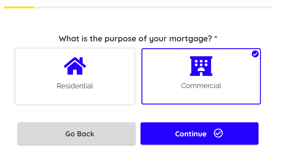 mortgage web form