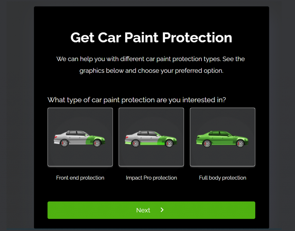 Get car paint protection form