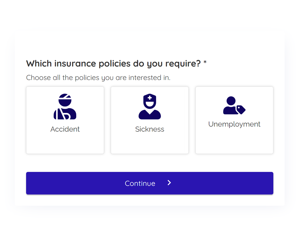 Income protection life insurance form