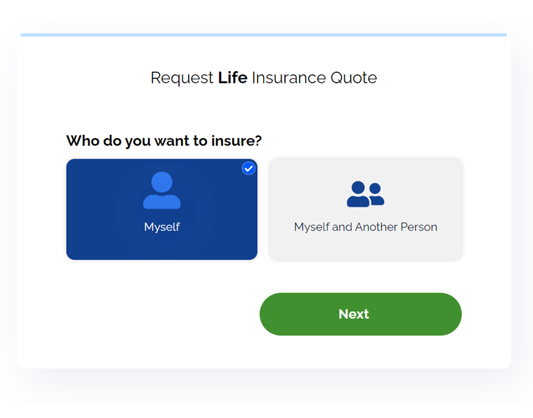 Request Life Insurance Quote Form