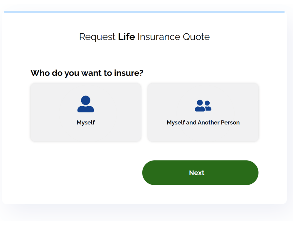 Request Life Insurance Quote Form