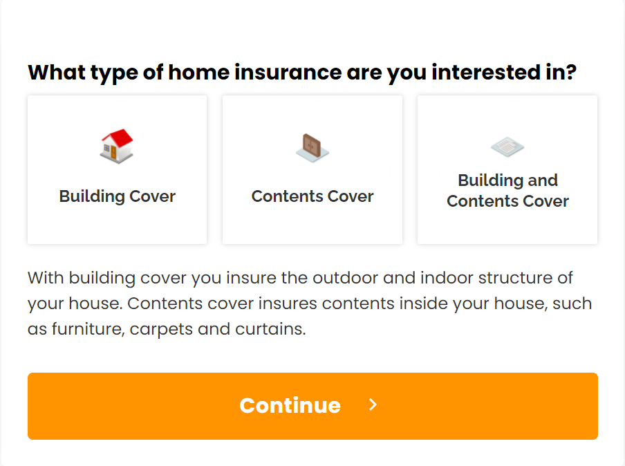 home-insurance-web-form