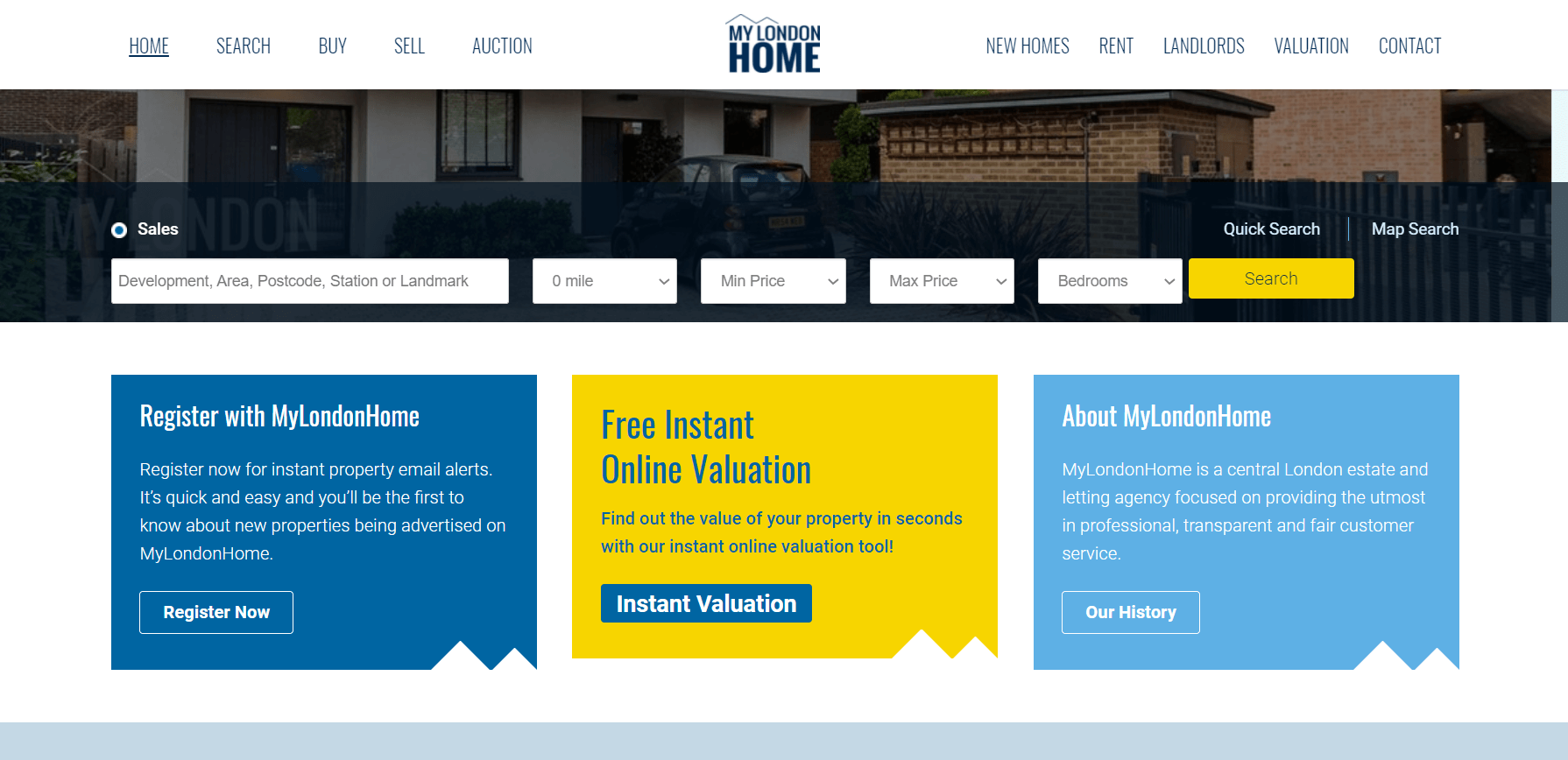 real estate lead generation landing page