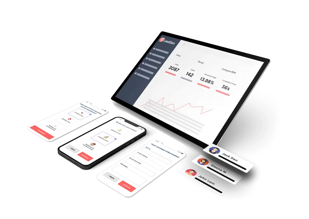 Multi step form templates