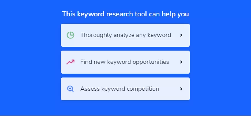Keyword Research Tool