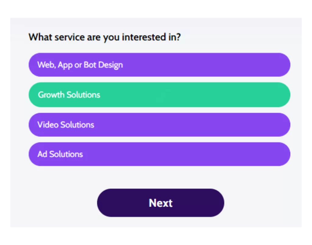 Creative Agency Lead Qualification