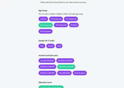 Ideal Customer Persona Creator