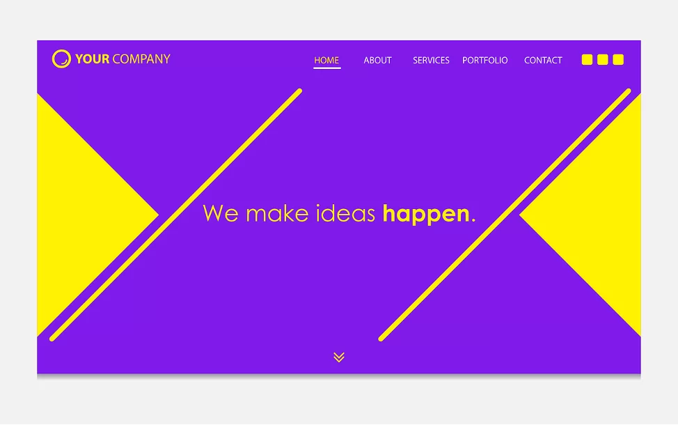 landing page