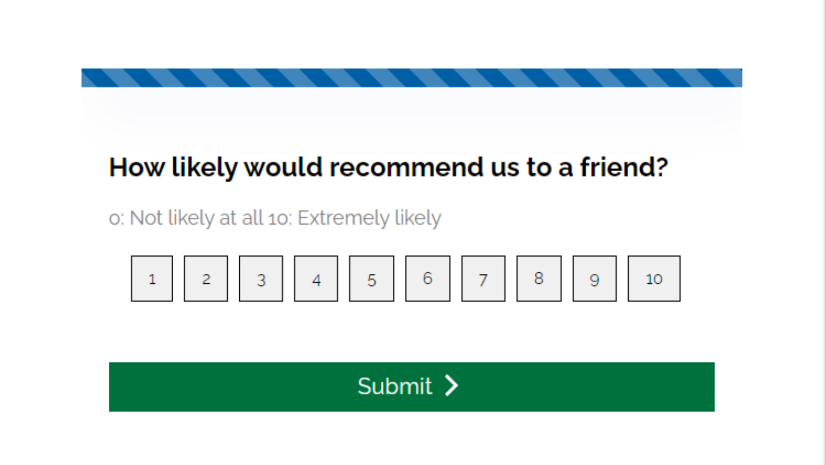 Feedback contact form