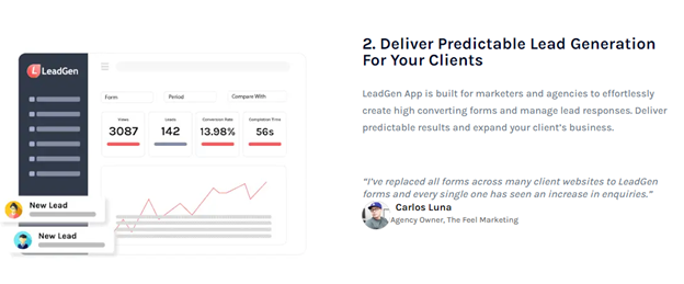 Leadgen for clients