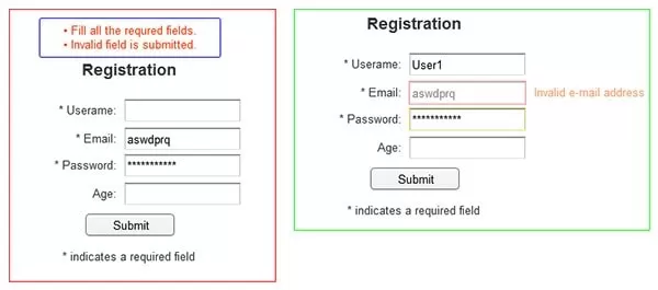 Registration Forms