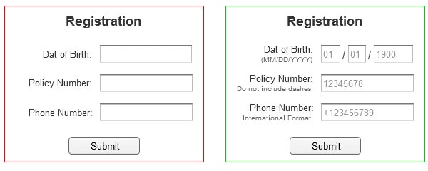 Registration Forms