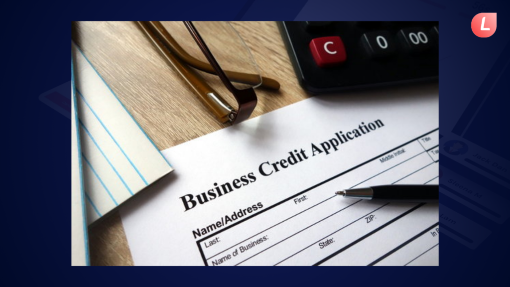 Business credit application form