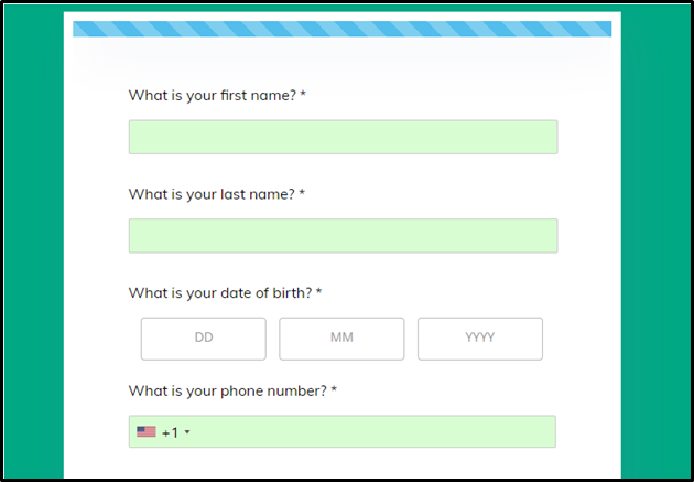 Data capture forms