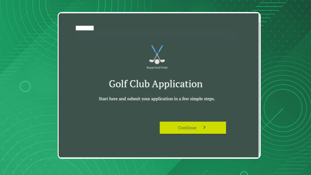 Golf club membership application form