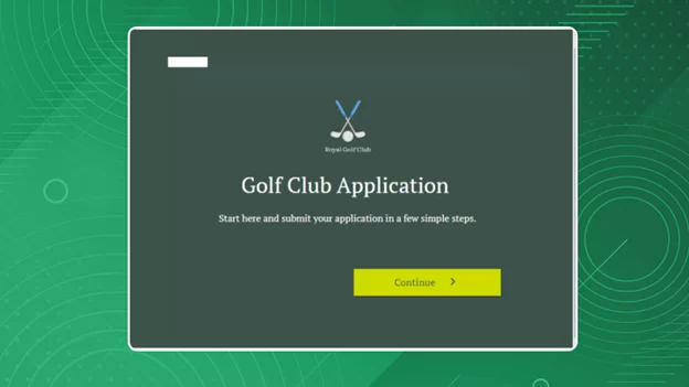 Golf club membership application form