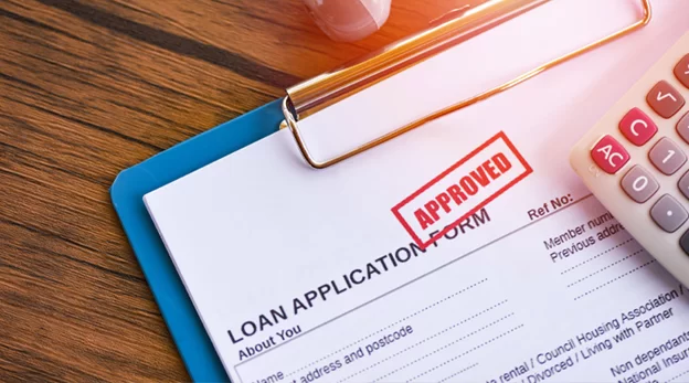 Approved loan application form 