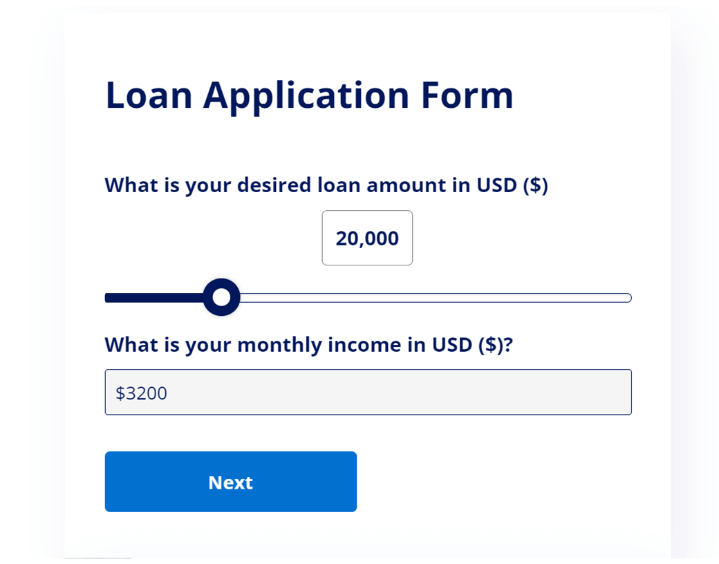 Loan Application Form