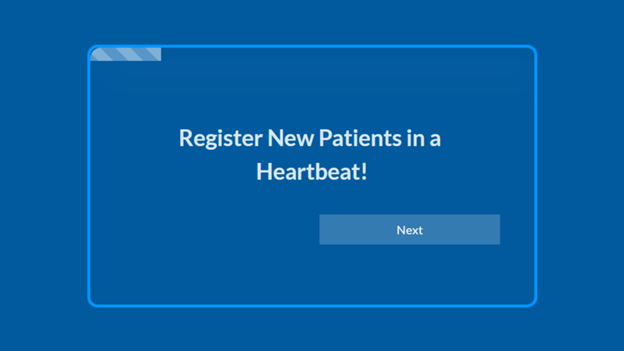 Patient registration data collection form