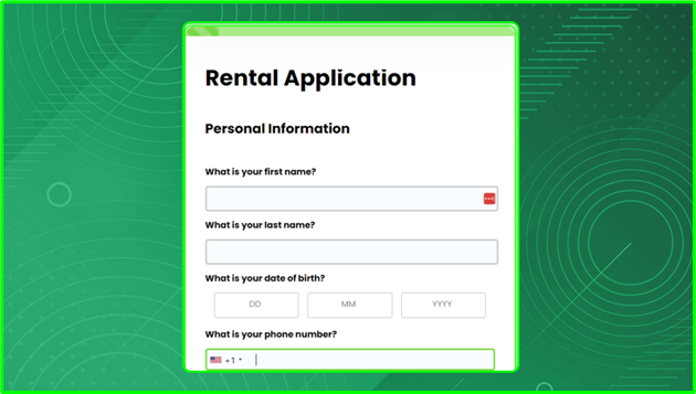 Rental Application