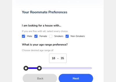 Roommate Application Form