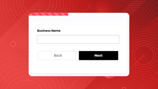 Business subscription form