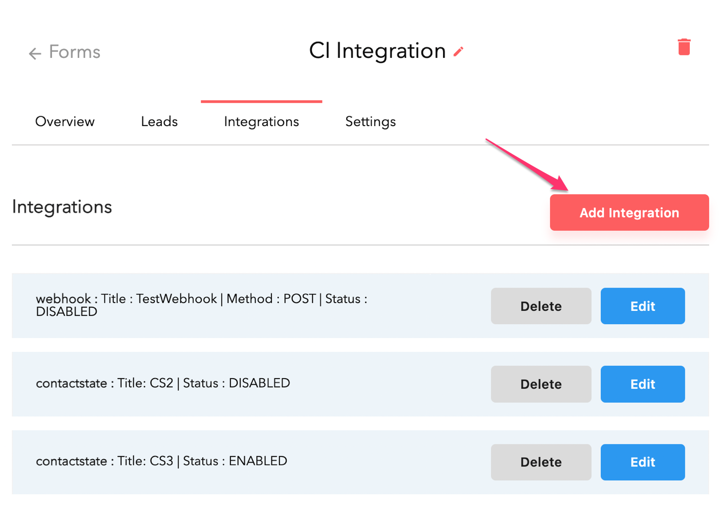 Agregue la integración de Trustedform en la aplicación LeadGen