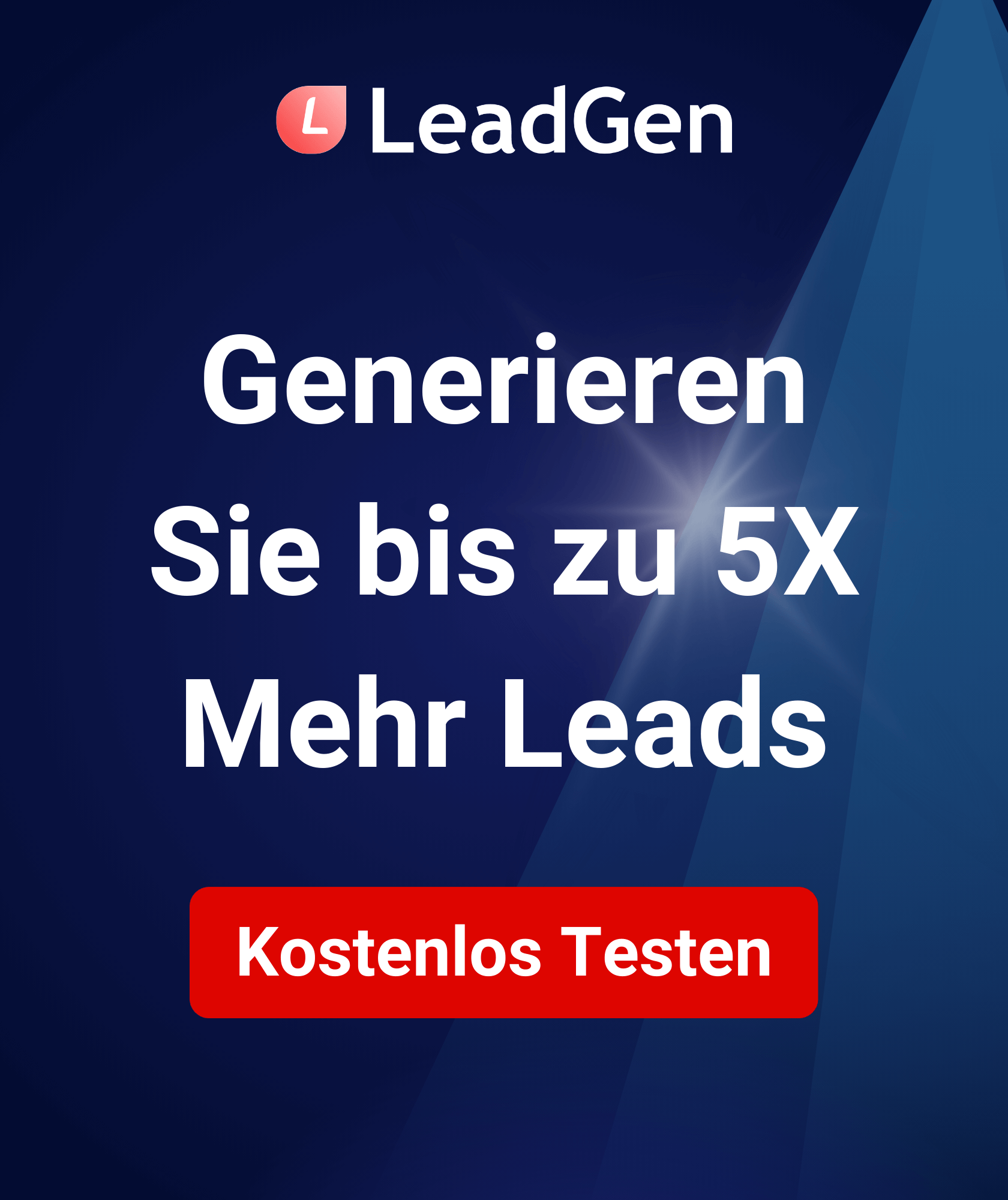 Melden Sie sich für das LeadGen App-Banner 1 an