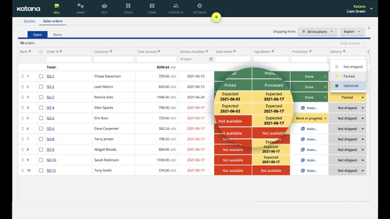 Katana management tool workflows