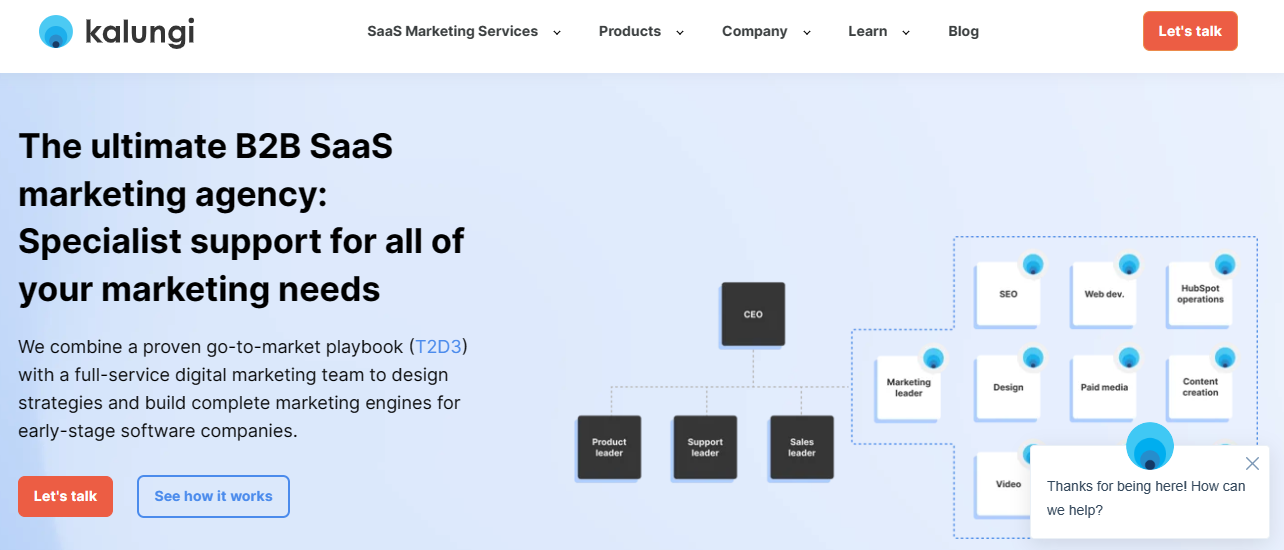 Kalungi: SaaS marketing agency